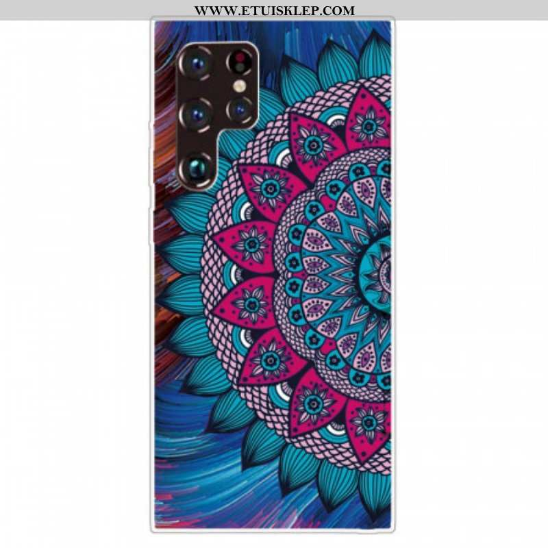 Etui do Samsung Galaxy S22 Ultra 5G Kolorowa Mandala